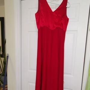 Maxi Deep red event dress